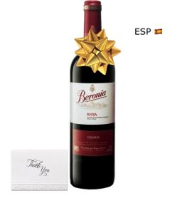 Sorprende con esta Botella de Vino Tinto español Beronia Rioja Crianza 750 ml Incluye empaque de regalo y tarjeta con tu mensaje personal. Entrega a domicilio en toda Colombia. Free Delivery!