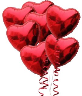 Enviar bouquet de Globos metalizados corazón a Colombia