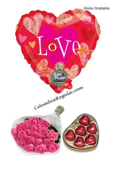 Globo Gigante I Love You con TU VOZ ! Reproduce tu mensaje, Entrega a domicilio, Compra online, Rapido, Facil y Seguro, Entrega en Toda Colombia, Entrega a Domicilio Gratis, Enviar regalo original a Colombia online a domicilio