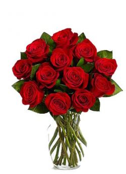 Enviar Docena de rosas rojas a Estados Unidos a domicilio