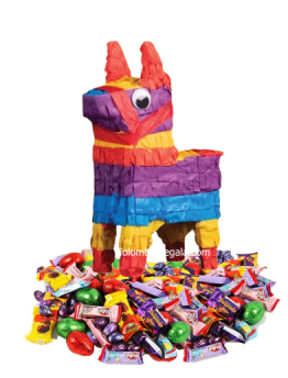 Envía una Auténtica Piñata Mexicana Pequeña Llena de Dulces Importados a Toda Colombia. Perfecta para Celebraciones y Fiestas. ¡Envío Gratis y Entrega Rápida!